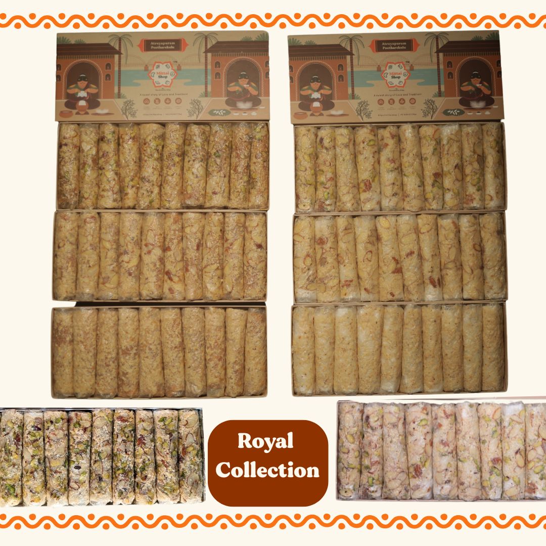 Royal Pootharekulu collection - Mittai Shop