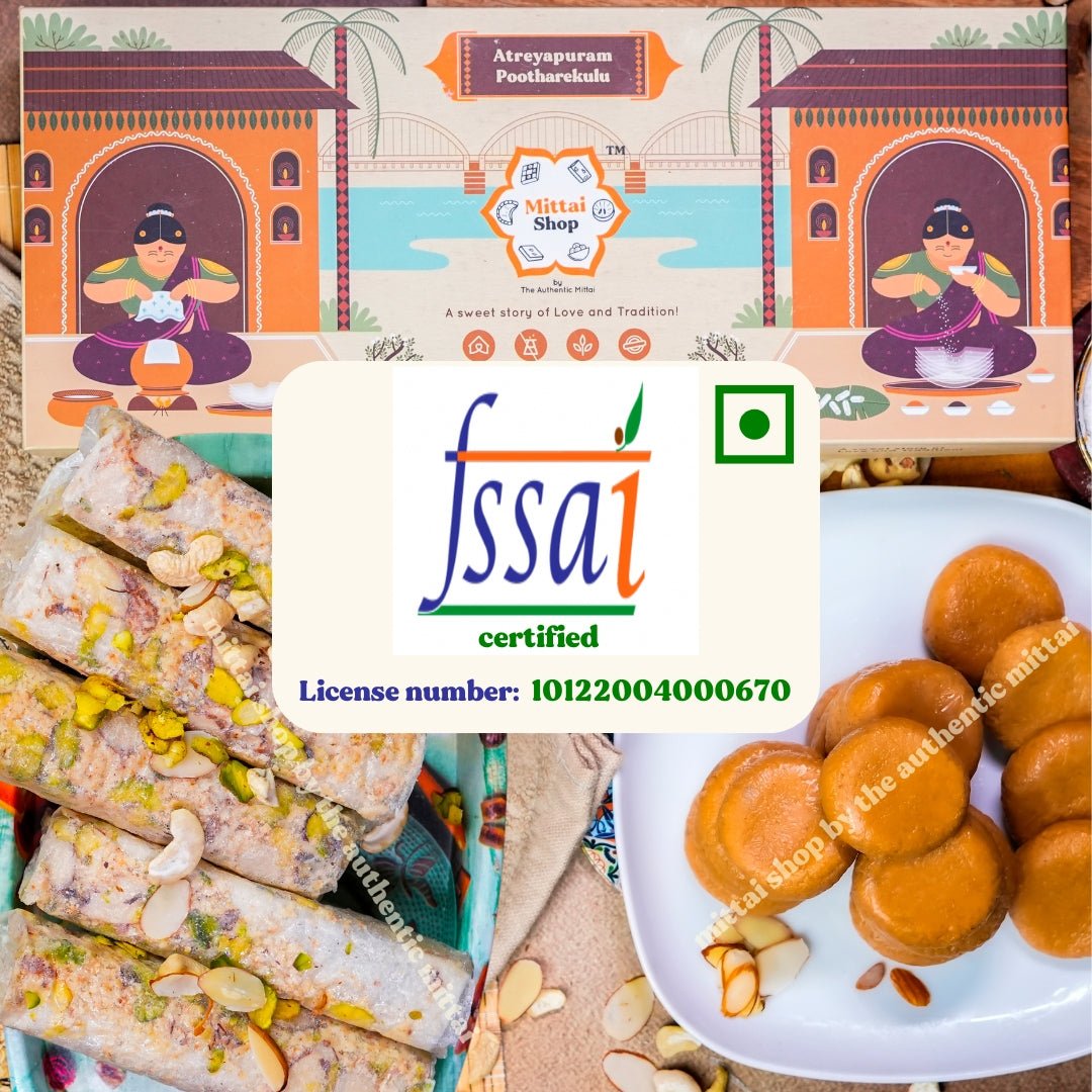 Sugar dry fruit Putharekulu & Kova Billalu Combo - Mittai Shop