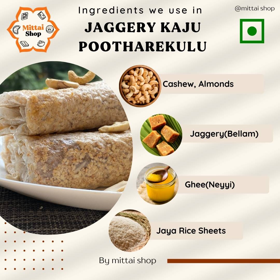 Jaggery Kaju Putharekulu & Kova Billalu Combo