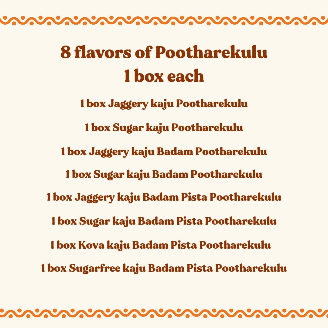 Royal Pootharekulu collection - Mittai Shop