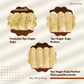 Three types of Sugar Dry Fruit Pootharekulu rolls in the assorted box: Sugar Kaju, Sugar Kaju Badam, and Sugar Kaju Badam Pista pootharekulu