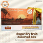 Mittai Shop Sugar Dry Fruit Pootharekulu Assorted Box with sunset-themed packaging and golden ribbon, The Tastemakers of Atreyapuram