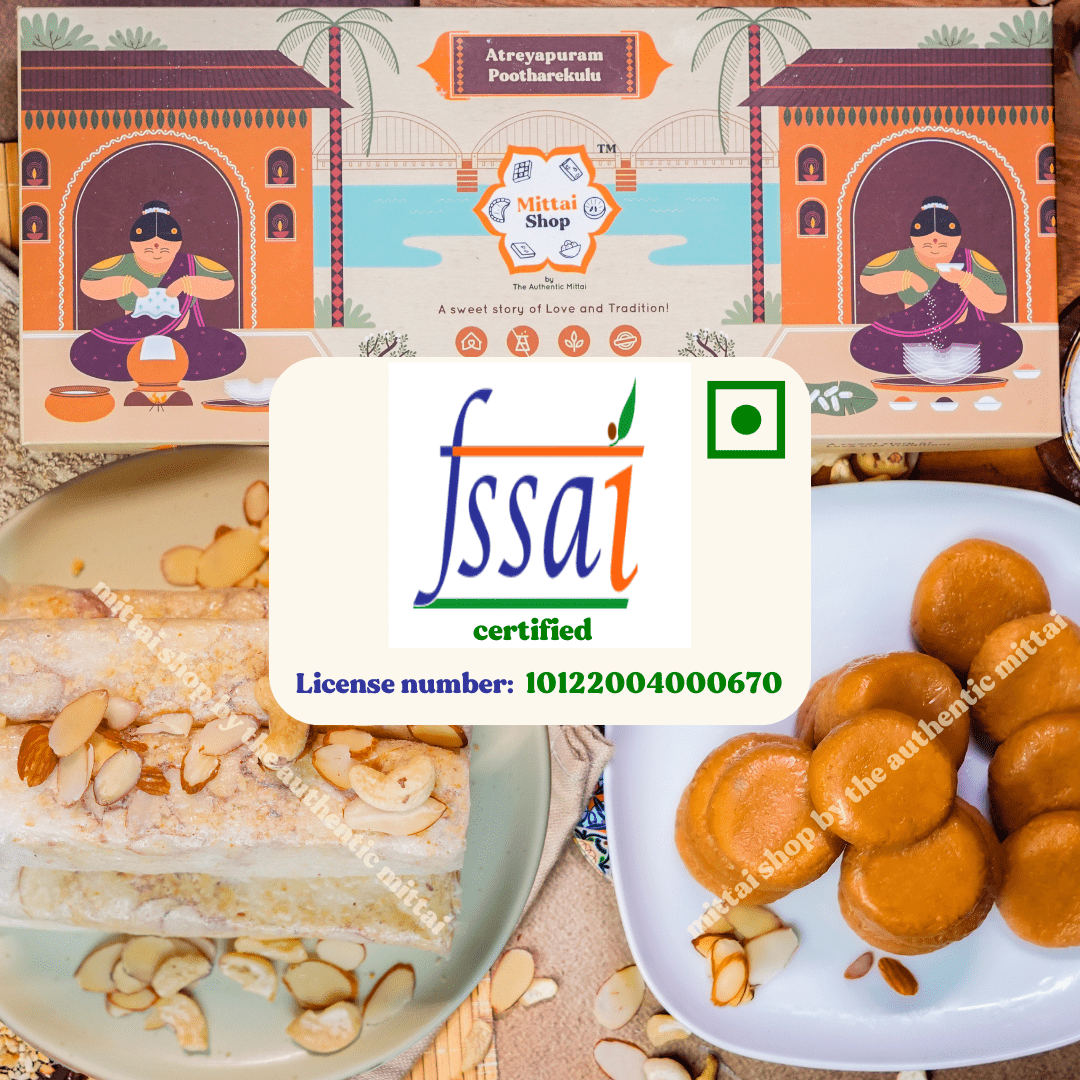 Sugar Kaju Badam Putharekulu & Kova Billalu Combo - Mittai Shop